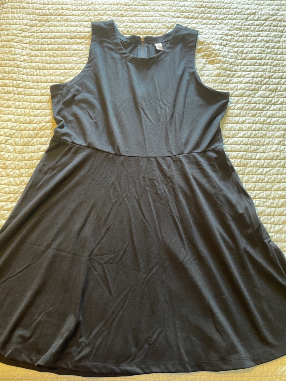 Old Navy Black Sleeveless Fit & Flare Mini Dress